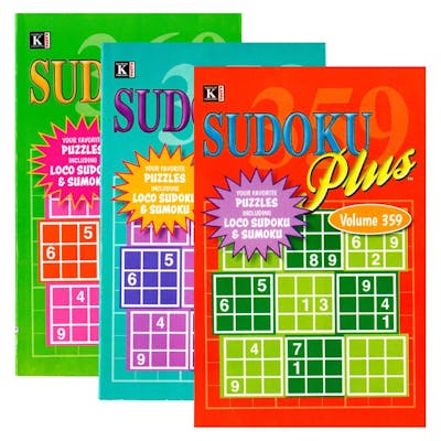 Sudoku Puzzles Books - Digest Size, 96 Pages