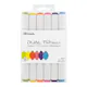 Dual Tip Fluorescent Markers - 6 Assorted Colors (1 of 2)
