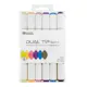 Pastel Coloring Markers - Dual Tip, 6 Pack (1 of 2)