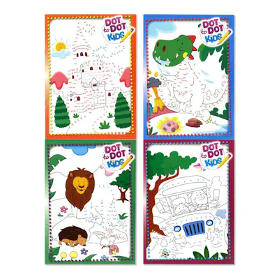 Dot To Dot Kids Books - Assorted Themes