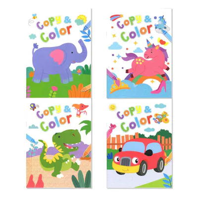 Copy &amp; Color Books - Assorted Themes