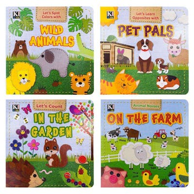 Let's Learn Board Books, 4 Assorted Titles