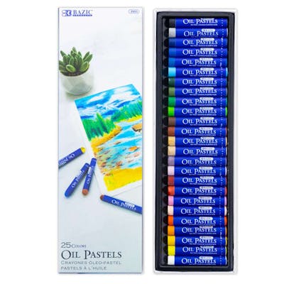 Oil Pastels Set - 25 Colors