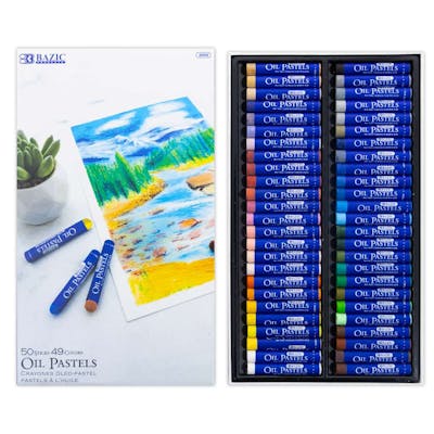 Oil Pastels Set - 50 Colors