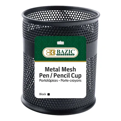 Black Metal Pencil Holders