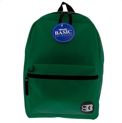 16" Basic Backpacks - Green