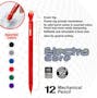 Mechanical Pencils, Assorted, 0.5mm, 12pk (3 of 3)