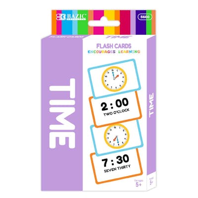 BAZIC Time Flash Cards