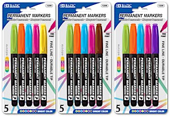 Marker 3Pc Set Jumbo Permanent (1-Pack) X Others Cheap Wholesale Total 3  Pieces