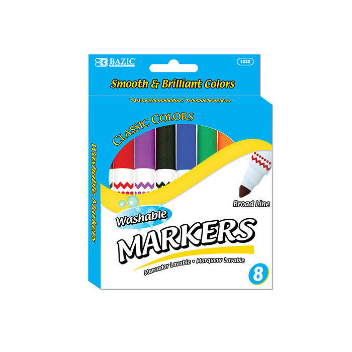  Crayola Classroom Set Broad Line Markers, 10 Each of 8 Classic  Colors, Bulk Markers : Toys & Games
