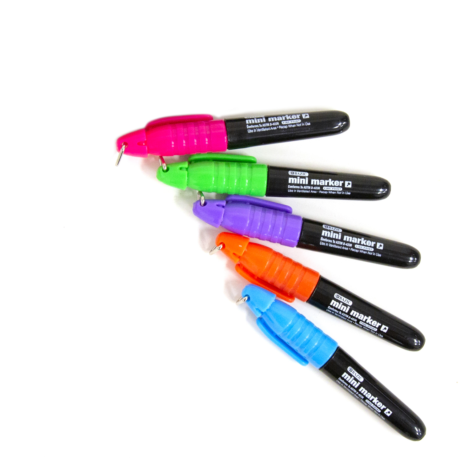 Wholesale Mini Markers - Assorted Colors, 12 Count, 3 - DollarDays