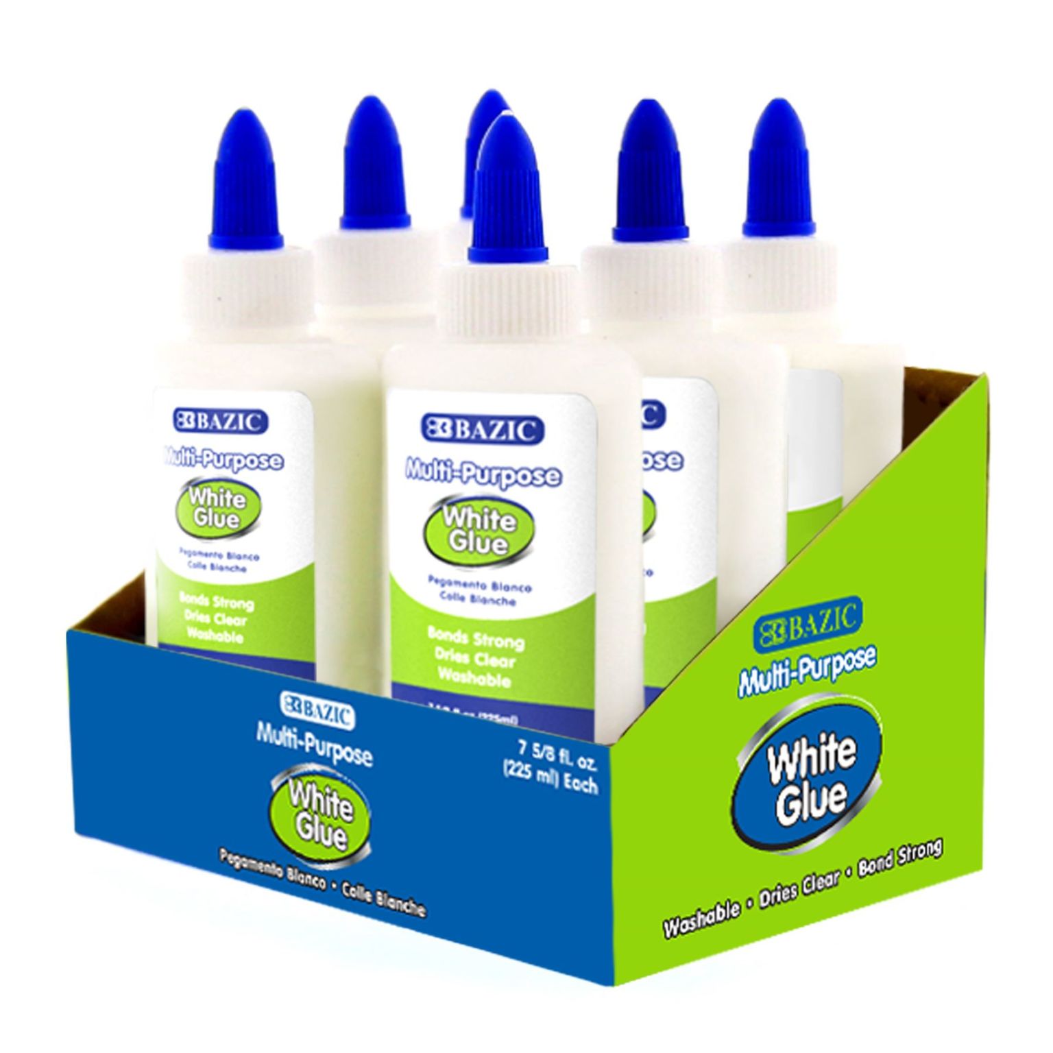 Wholesale Multi-purpose Glue - White, 8 oz, Non-Toxic - DollarDays