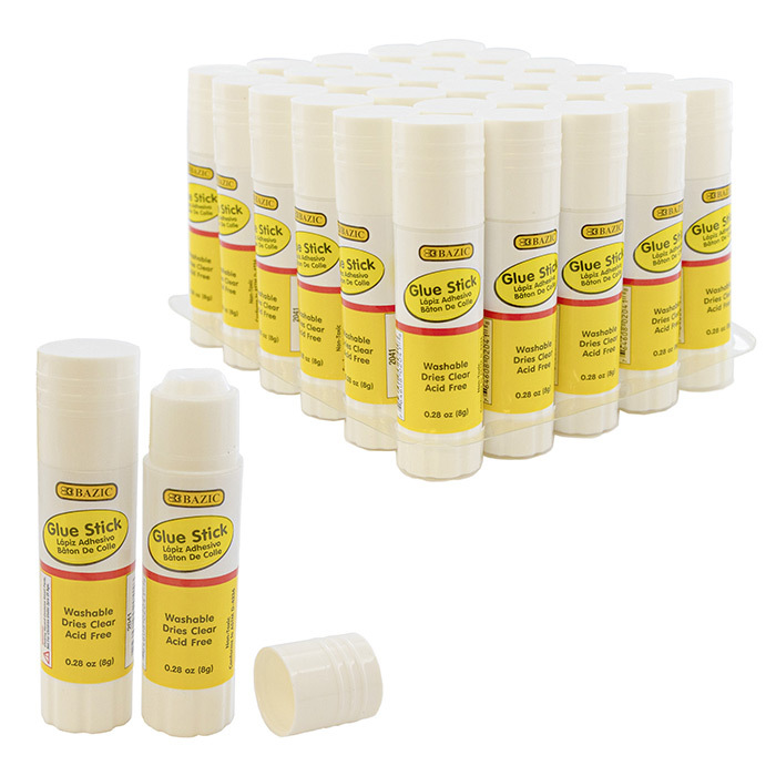 Wholesale White Glue Sticks - Washable, 3 Pack, 0.31 oz