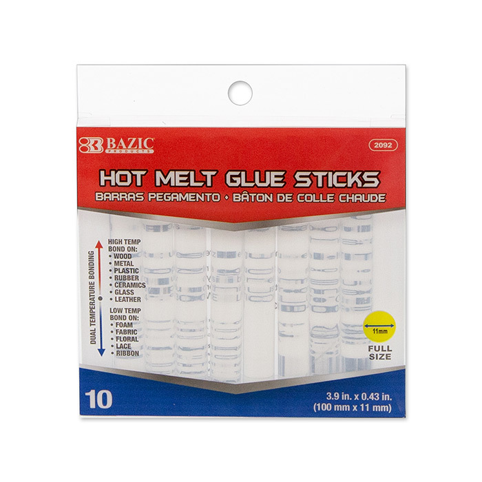 Creativity Street Glue Gun Glue Sticks, 4 x 5/16, Clear, Pack Of 12