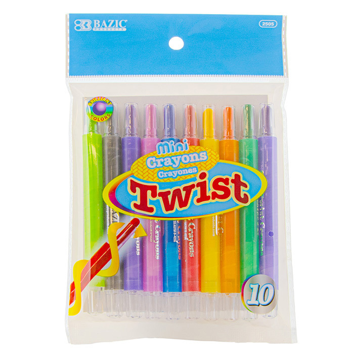 Wholesale Crayola 10ct Mini Twistables Crayons