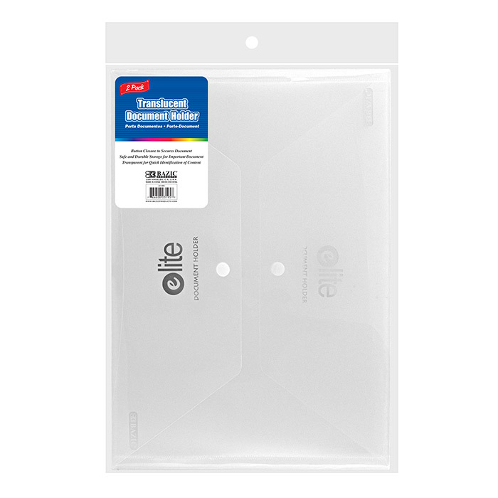 Wholesale Document Holders - Clear, Letter Size - DollarDays