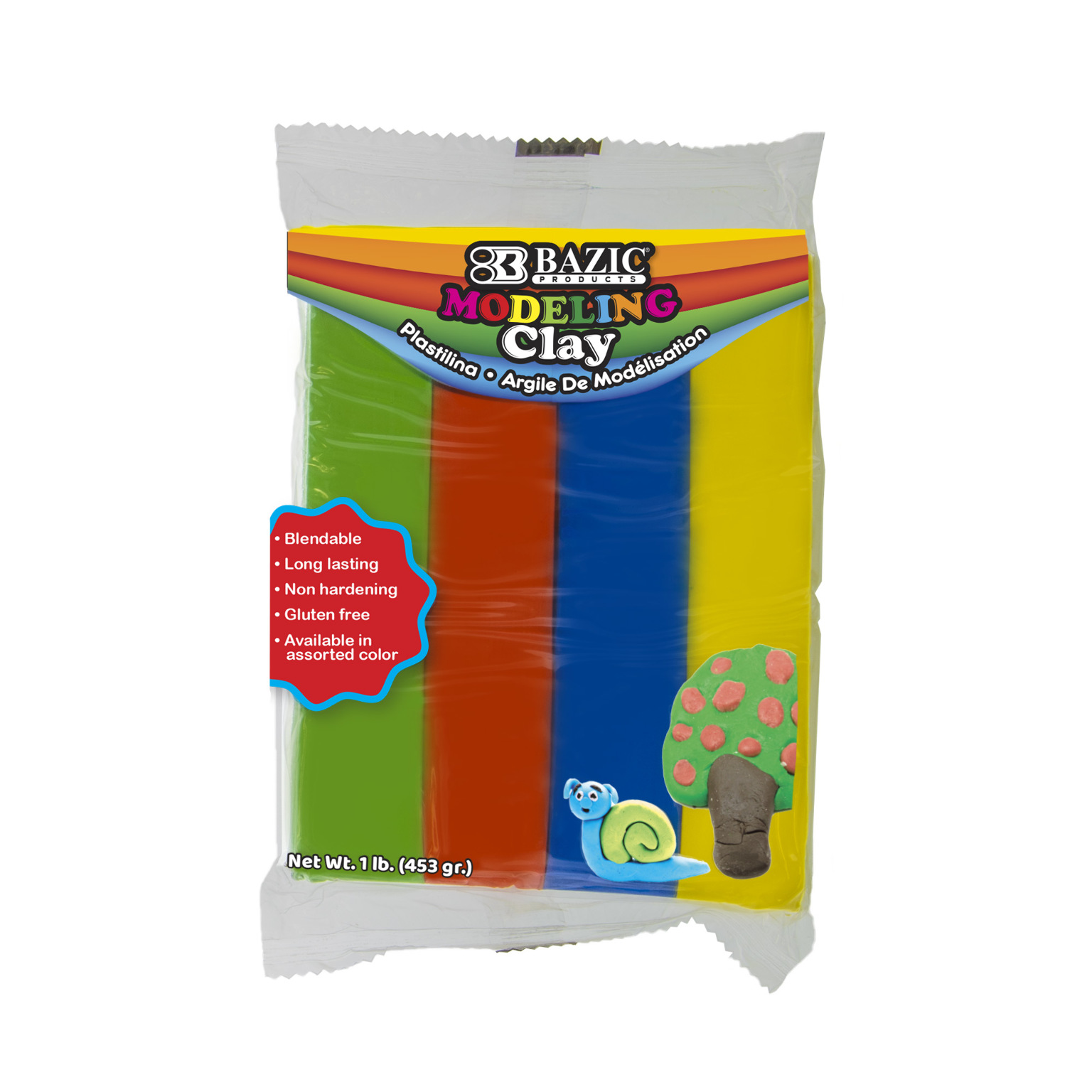 Air Dry Clay, Bulk Clay, 5 lb Storage Container