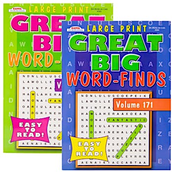 100+ Large Print Mixed Puzzles Book