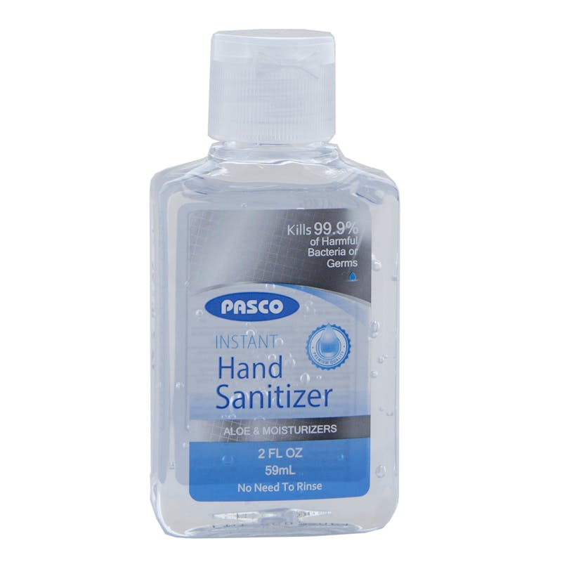 Pasco 70% Alcohol Hand Sanitizer with Aloe & Moisturizers - 2 fl oz