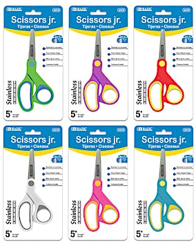 200 Pcs Kids Scissors Bulk Students Scissors with Comfort Grip