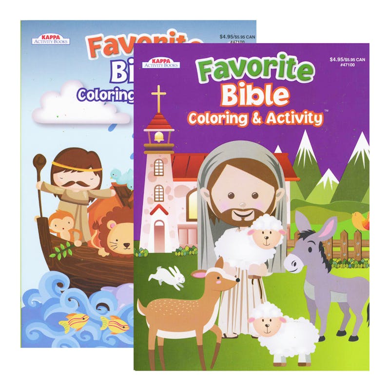 Favorite Bible Stories Coloring & Activity Books