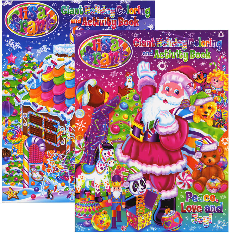 Wholesale LISA FRANK HOLIDAY Giant Coloring Activity Book