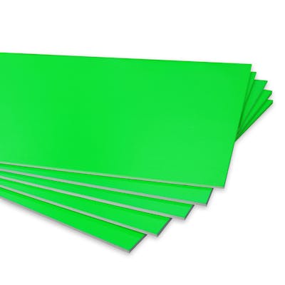 Foam Boards - Fluorescent Green, 20" x 30"