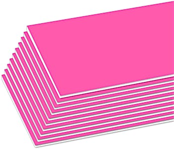 BAZIC Poster Board Neon Pink 22 X 28, Bulk Boards for School Craft,  25-Pack 