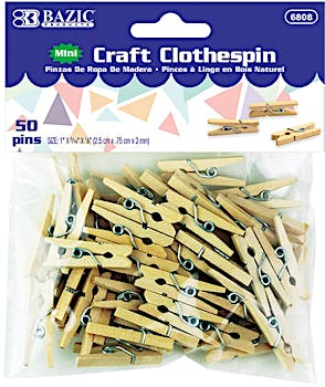 Wholesale Wood Clothes Pins - Large, 20 Pack