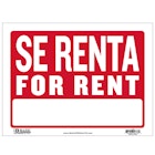 BAZIC 9" X 12" Se Renta Sign image number null