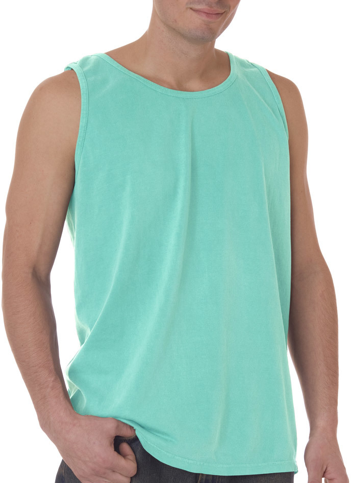 Wholesale Comfort Colors Adult Tank Top Chalky Mint Pgmdye Sku