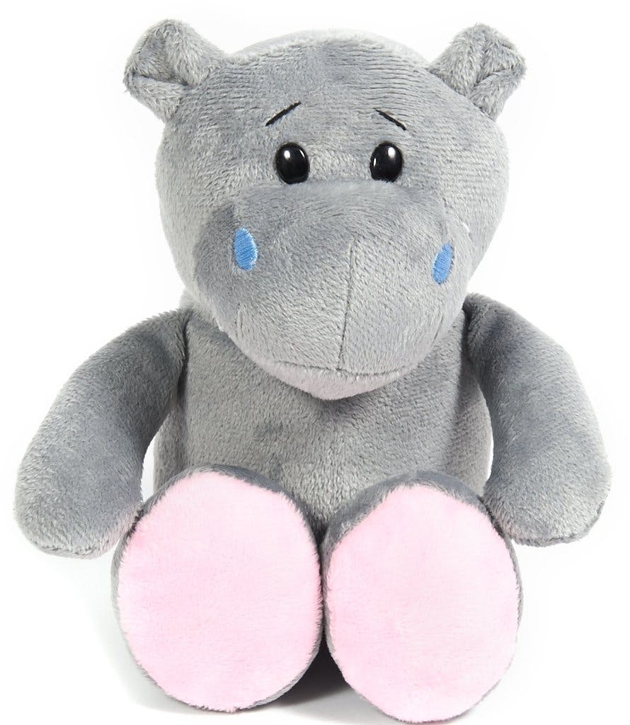 small plush hippo