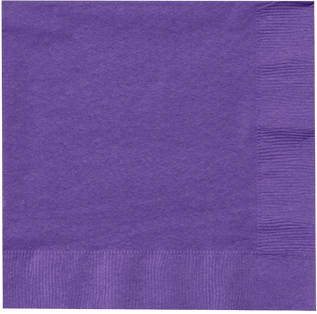 Wholesale Perfect Purple (Purple) Lunch Napkins (50) DollarDays