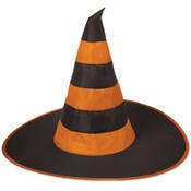 Witch Hats - Black & Orange, One Size