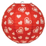 Heart Paper Lanterns - 9.5", 3 Pk