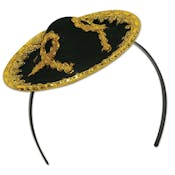 Sombrero Headbands - Black & Gold