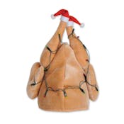 Light-Up Christmas Turkey Hats - Plush
