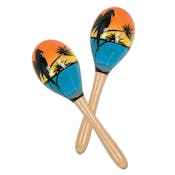 Tropical Party Maracas - 8"