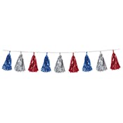 Metallic Tassel Garlands - Assorted, 8'