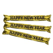 Metallic Party Sticks - Black & Gold, 22"
