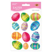 Easter Egg Stickers - Assorted, 4 Pack