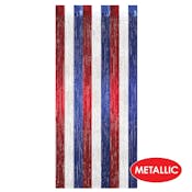 Fringe Curtain Streamers - Red, White, Blue