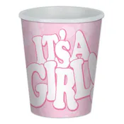 It's a Girl Paper Cups, 8 Count