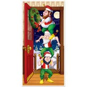 Christmas Door Covers, Elves, 30" x 5'