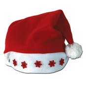 Light-Up Santa Hats - One Size