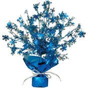 Snowflake Centerpieces - Blue, 15"