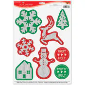 Ugly Sweater Stickers - 8 Pack