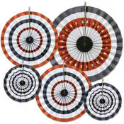 Patriotic Paper Fans - Assorted