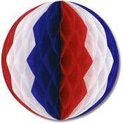 Patriotic Tissue Balls - Red, White, Blue