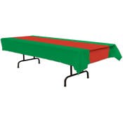 Christmas Table Covers - Red & Green, 54" x 108"